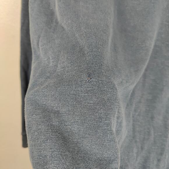 Outerknown‎ Sur Sweatshirt Mens Small Admiral Blue Organic Cotton Hemp Pullover - Picture 7 of 10